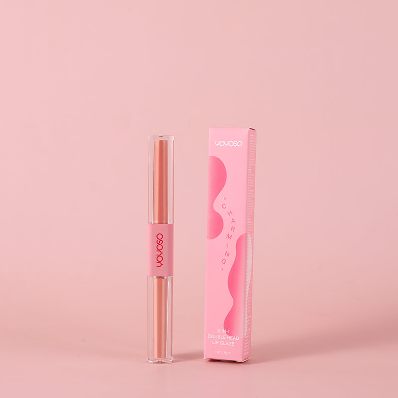 YOYOSO Double head 2-in-1 lip gloss-C01