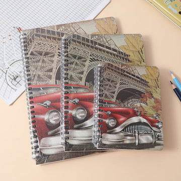Busy cowboy spiral notebook A5