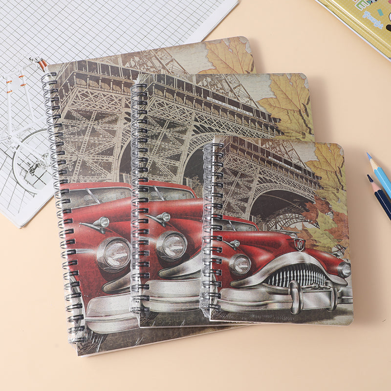 Busy cowboy spiral notebook A5