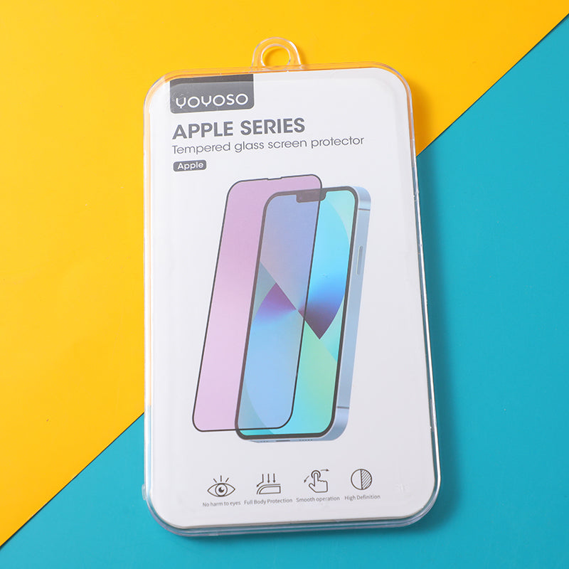 Transparent curved edge Apple14 Pro tempered glass screen protector