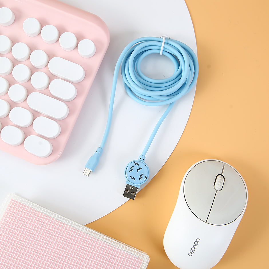 Simple epoxy antifreeze 2M silicone data cable - blue