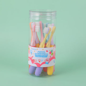 Soft Tooth Care Children'S Toothbrush 10Pcs Set