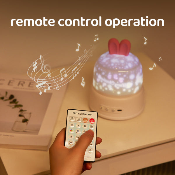 Projection Lamp USB Plug-in Cute Pet Rabbit
