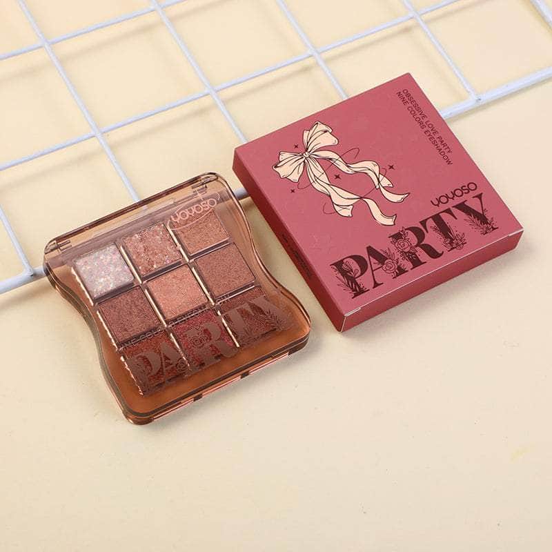 Obsessive love party nine colors eyeshadow-02 rhinestone champagne