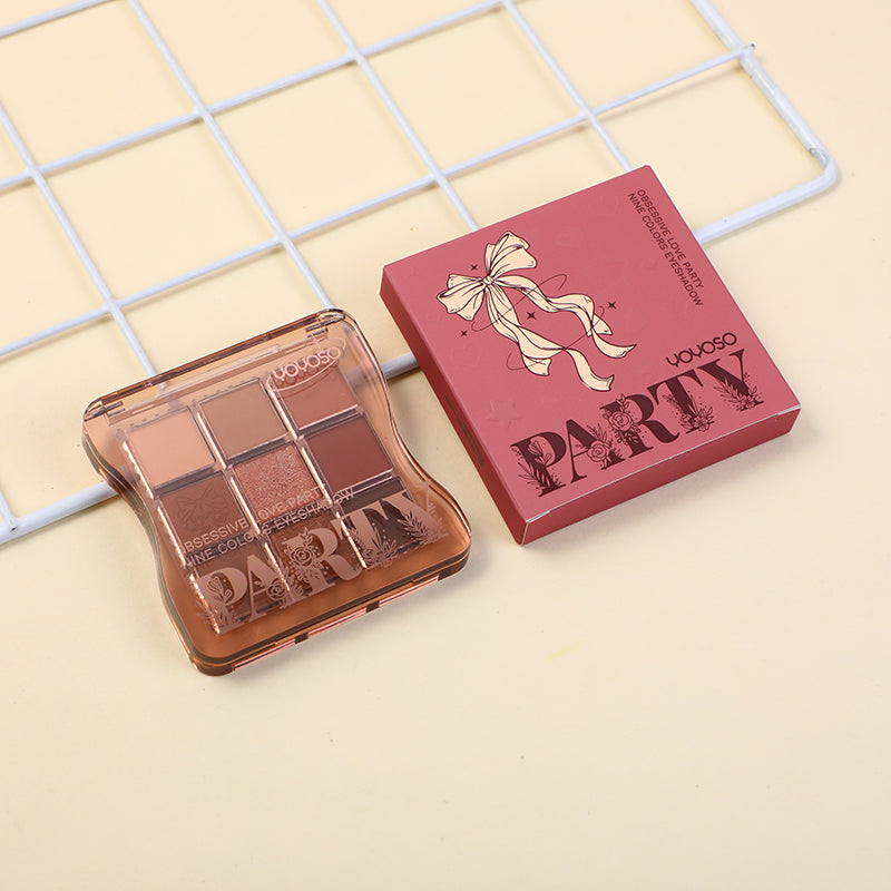 Obsessive love party nine colors eyeshadow-03 chestnut brown