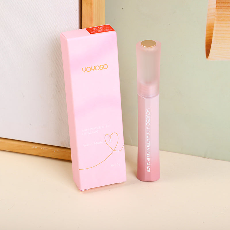 Airy water mist lip glaze-light gauze nude rose