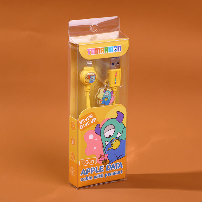 TOMARMON Apple data cable with pendant-yellow
