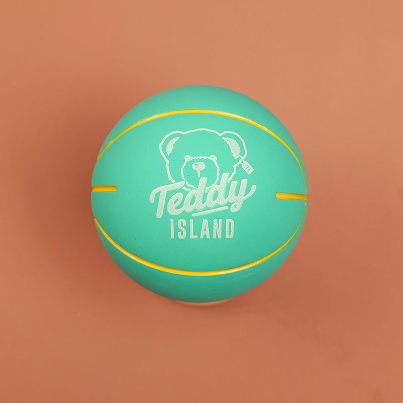 TEDDY ISLAND series rubber ball-6cm (green)KQ-5717-1