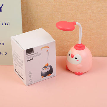 Cute penguin eye caring LED lamp-round top