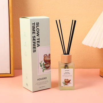 Slow tea time series flameless reed diffuser-Floating Jasmine Tea