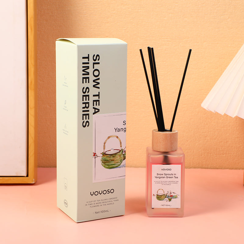 Slow tea time series flameless reed diffuser-Burgreen in Yangxian Green Tea