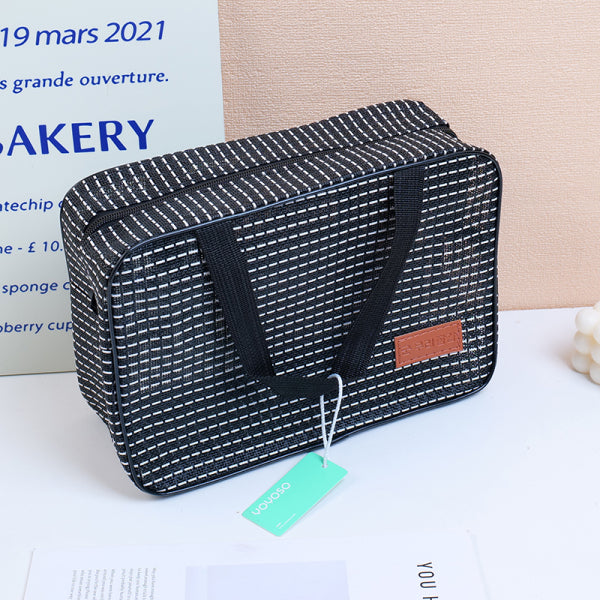 385 Beach Net Wash Bag - White Stripe