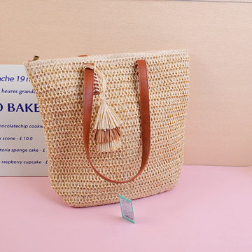 Large Capacity Beach Woven Bag-3