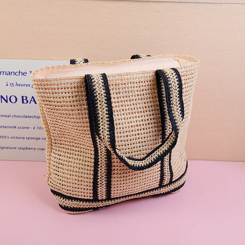 Large Capacity Beach Woven Bag-5