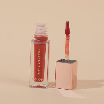 Velvet lip glaze-02 rose red