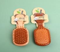 Milk tea color airbag comb-872
