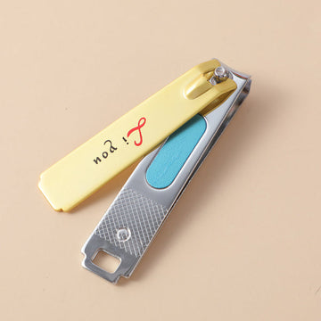 Rectangular gold nail clippers