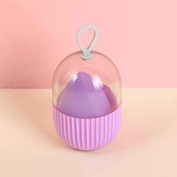 Portable Makeup Sponge-Shining Purple