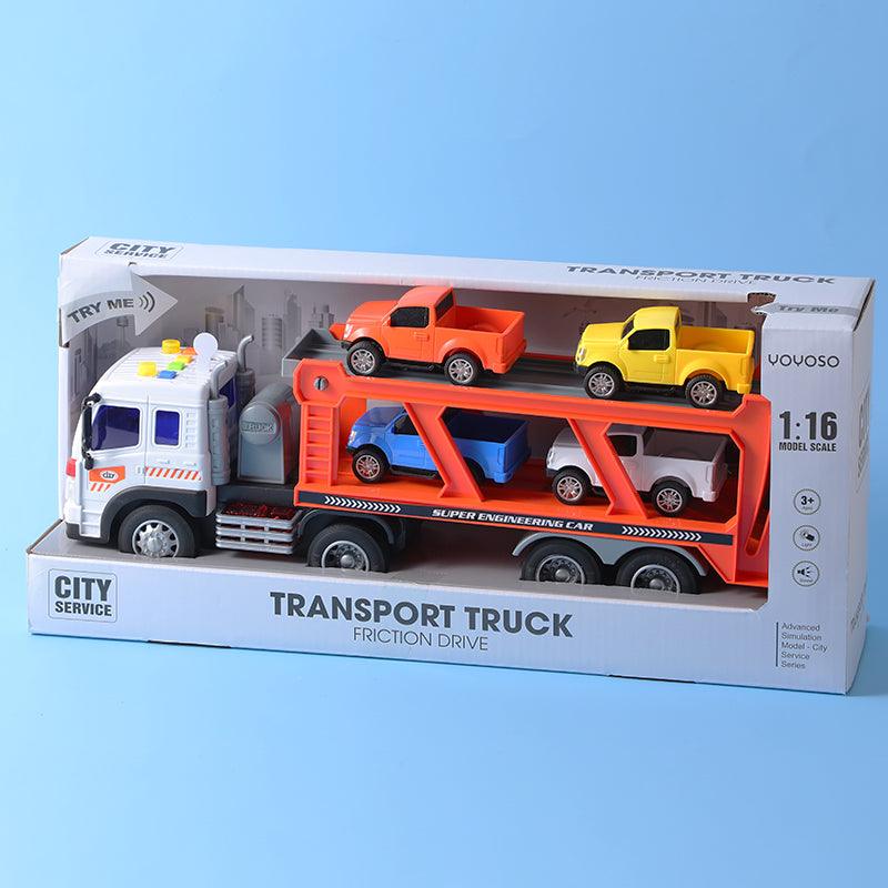 1:16 Inertia Sound And Light Truck With Jeep(Including 3Pcs Ag13 Battery) - YOYOSO PAKISTAN
