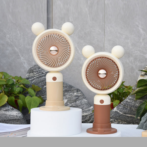 Creamy Bubble Funny Bear Handheld Fan