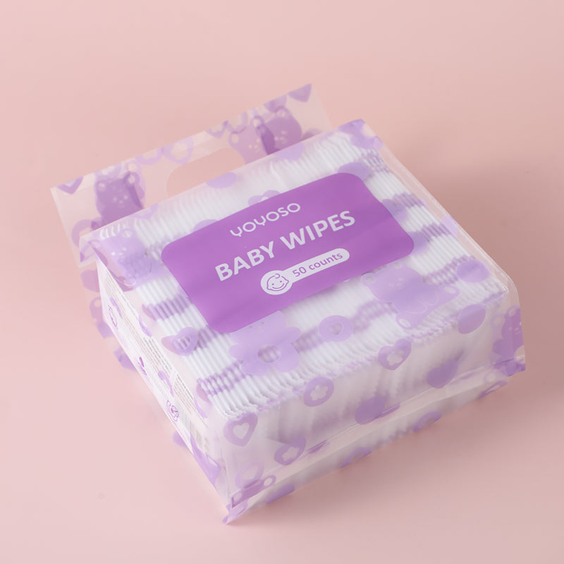 Purple Little Bear 50 Counts Wipes