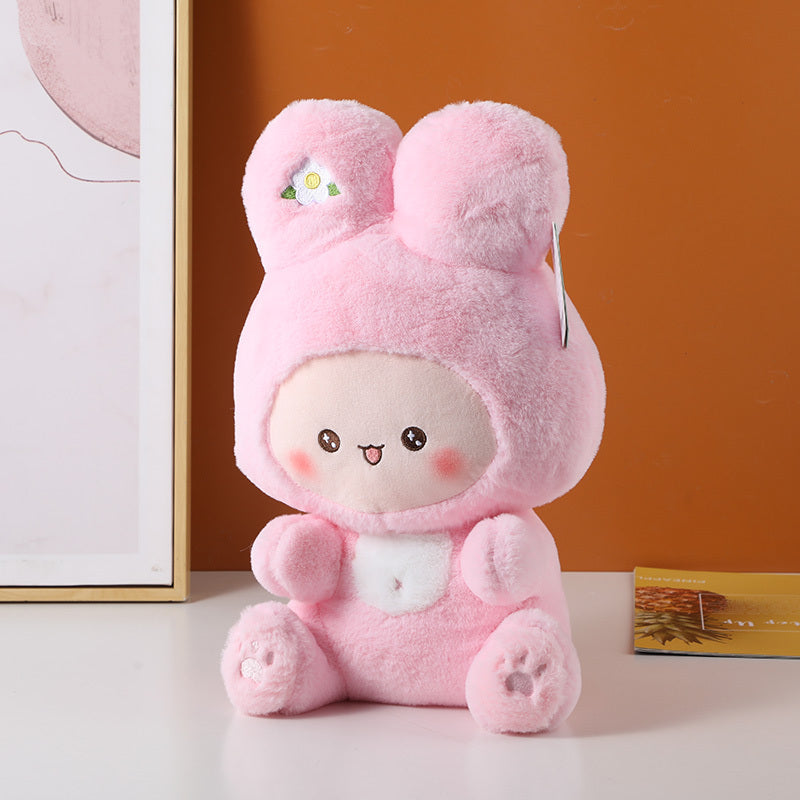 Sitting Fruit Series Pink Doll 32Cm