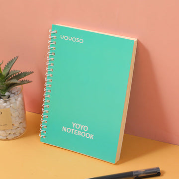 YOYOSO brand coil notebook A5- horizontal line pages