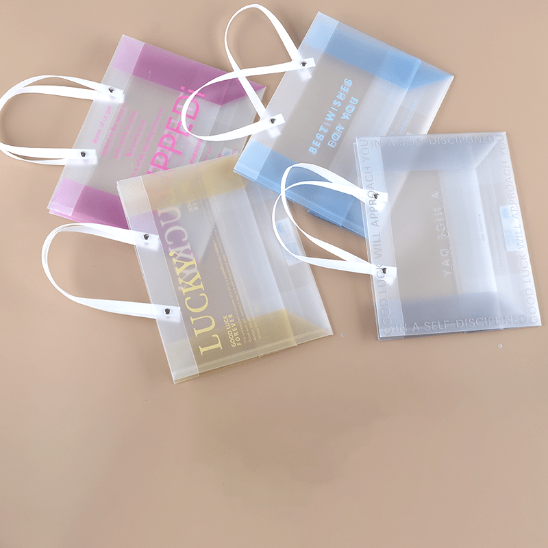 Solid color series medium large PP gift bag