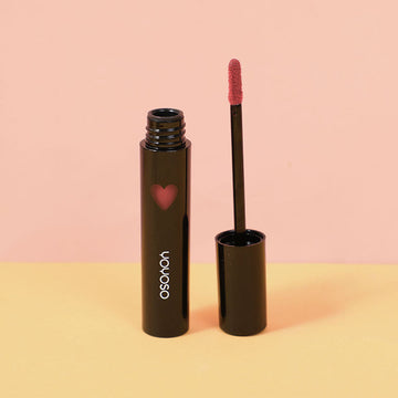 Love kiss red heart lip glaze-#02clear pomegranate