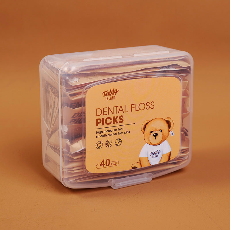 TEDDY ISLAND series dental floss 40pcs