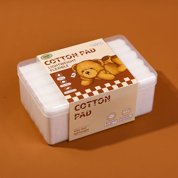 TEDDY ISLAND series double-sided multi-effect cotton pad 150pcs