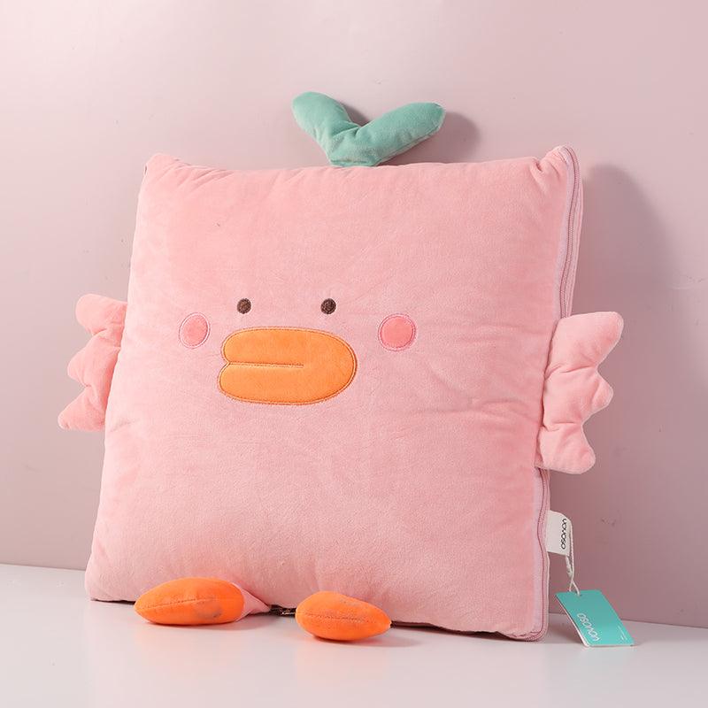 Bean Sprout Duck Pillow Quilt-Pink - YOYOSO PAKISTAN