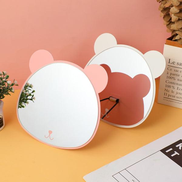 Bear Head Creative Metal Table Mirror (Large) - YOYOSO PAKISTAN