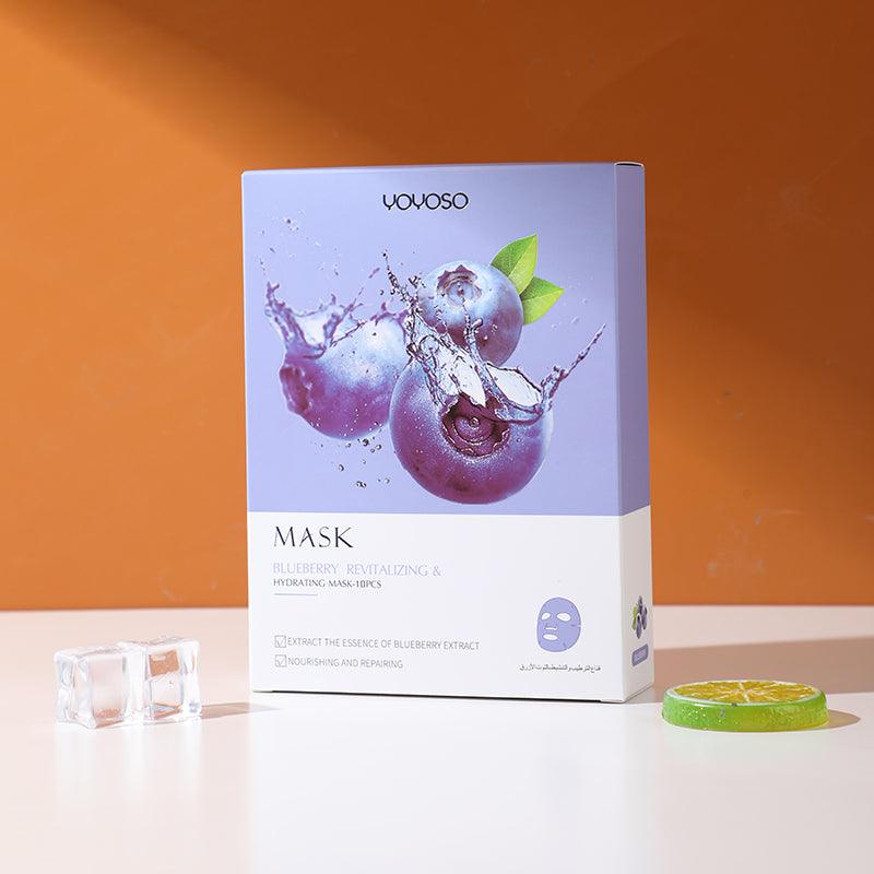 Blueberry Revitalizing & Hydrating Mask-10Pcs - YOYOSO PAKISTAN