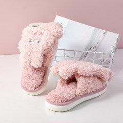 Cartoon Backpack Rabbit Women'S Closed Toe Slippers Pink 40-41 - YOYOSO PAKISTAN