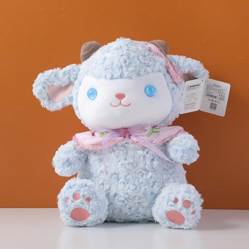 Cute Baa Baa Blue Sheep Doll-33Cm（Plastic Eyes) - YOYOSO PAKISTAN