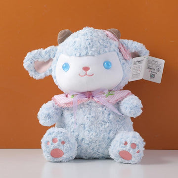 Cute Baa Baa Blue Sheep Doll-33Cm（Plastic Eyes) - YOYOSO PAKISTAN