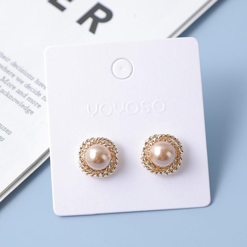 Delicate Temperament All-Match Pearl Earrings-9 - YOYOSO PAKISTAN