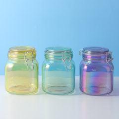 Electroplated Fashion Simple Storage Jar-1000Ml - YOYOSO PAKISTAN
