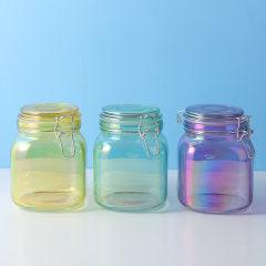 Electroplated Fashion Simple Storage Jar-1000Ml - YOYOSO PAKISTAN