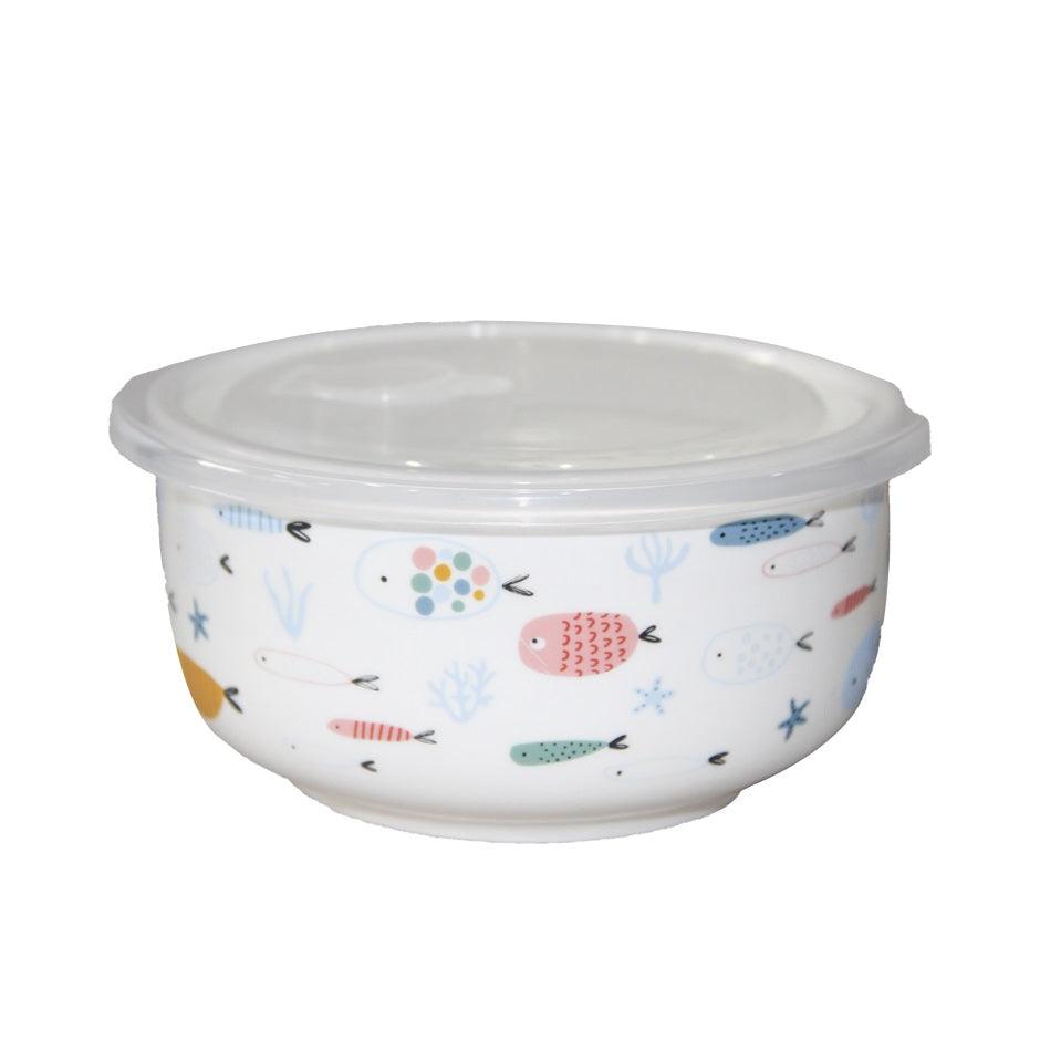 Hand-Painted Nordic Cute Fish Preservation Bowl-L - YOYOSO PAKISTAN