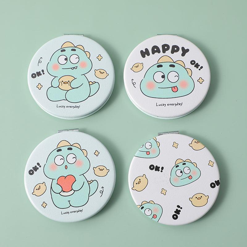 Happy Cute Dinosaur Series-Large Round Fashion Mirror - YOYOSO PAKISTAN