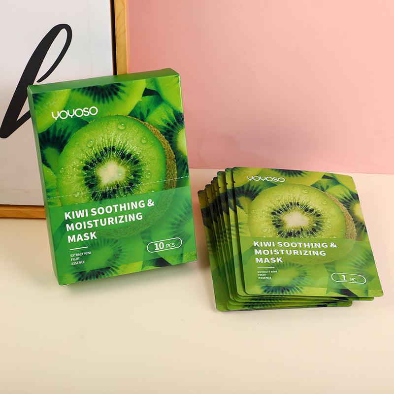 Kiwi soothing & moisturizing mask (25ml*10pcs) - YOYOSO PAKISTAN