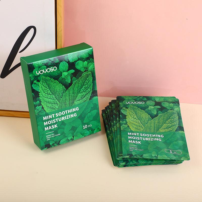 Mint Soothing Moisturizing Mask (25Ml*10Pcs) - YOYOSO PAKISTAN