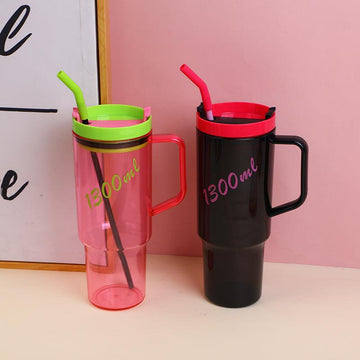 Portable Straw Plastic Cup-1.3L - YOYOSO PAKISTAN