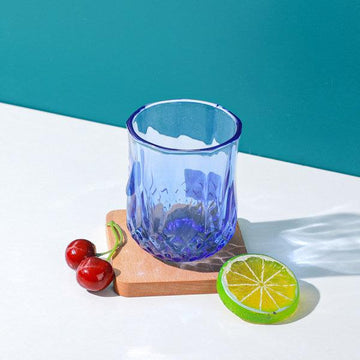 Red Cherryblue Glass Cup- 066A - YOYOSO PAKISTAN