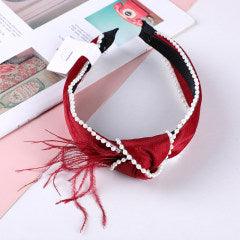 Red Series-Pearl Knotted Hair Hand - YOYOSO PAKISTAN