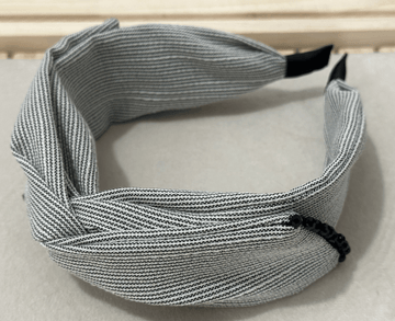 Simple Checkered Fabric Hair Band-4 - YOYOSO PAKISTAN