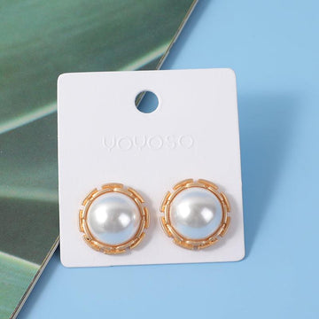 Simple Versatile Mixed Material Earrings-58 - YOYOSO PAKISTAN