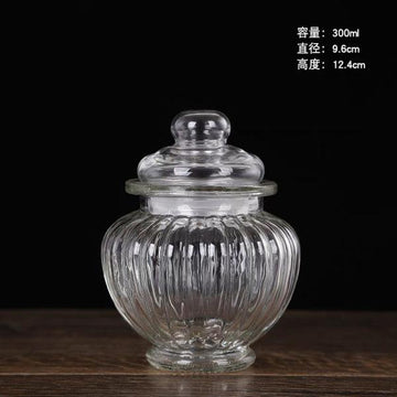 Small Pumpkin Glass Storage Jar - YOYOSO PAKISTAN